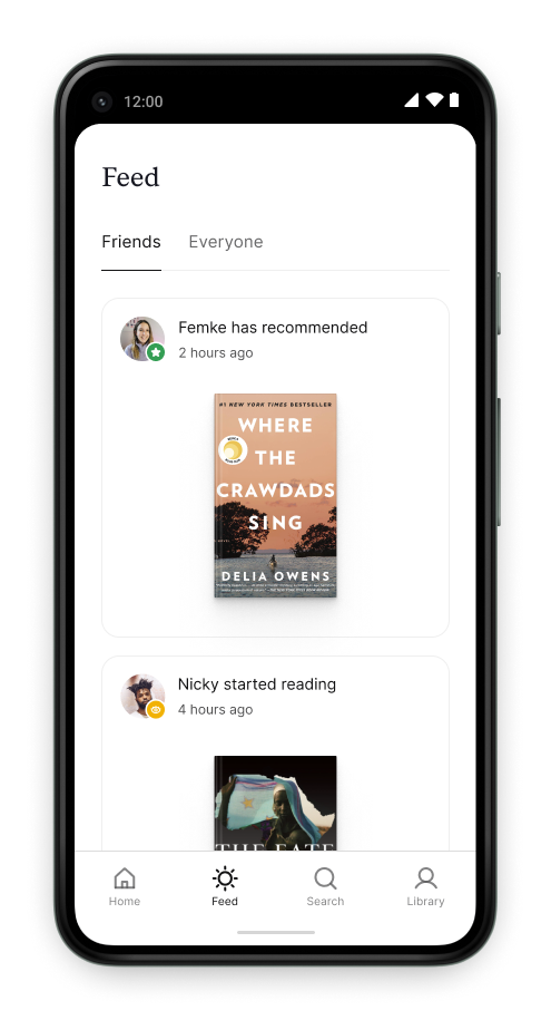 Screenshot: Discover your next favorite book
