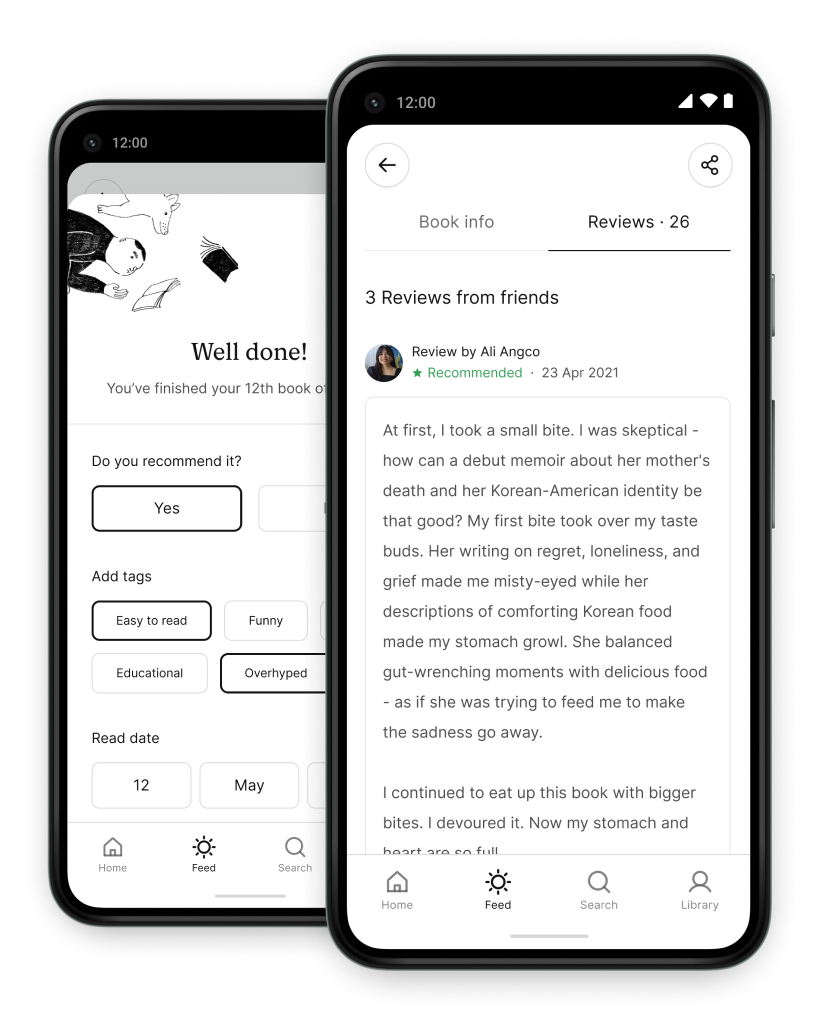 Screenshot: Read community reviews or leave one of your own